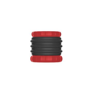 Ballstretcher Soqlo 35 mm Hoogte 5 cm Zwart-Rood