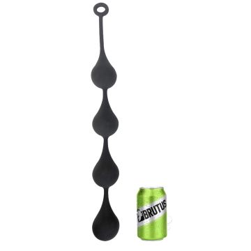 Brutus Siliconen Anaal Ballen XXL - Zwart*