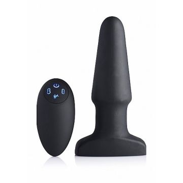 Opblaasbare en Vibrerende Buttplug met Afstandsbediening