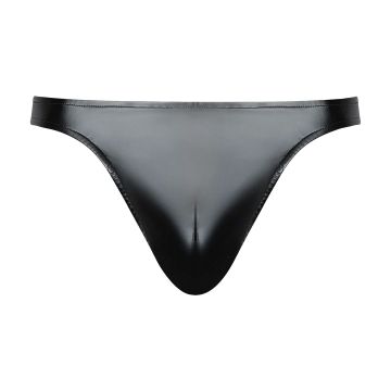 Male Power Wetlook Jockstrap Moonshine - Zwart