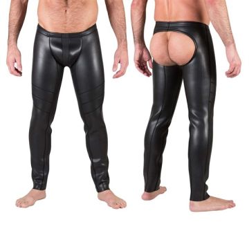 Neo Open Ass Pants Black