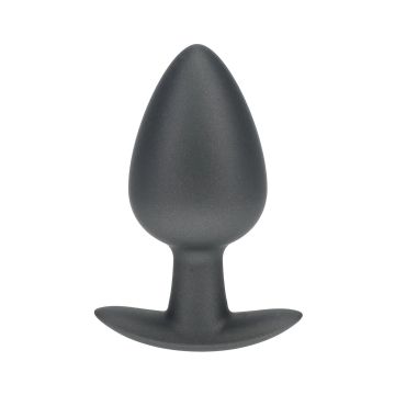 Buttplug Large Gunmetal - 8.9 cm