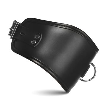 BDSM Padded Locking Posture Collar Hard Stance - Master Series