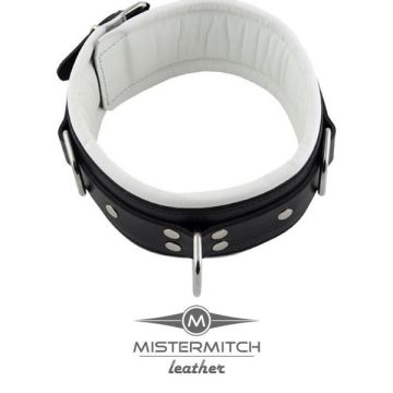 Slavenhalsband wit gevoerd* 