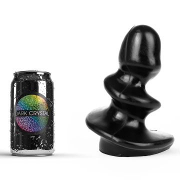 Dark Crystal Zwarte Buttplug Naud - 17 cm