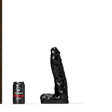All Black Steroid Dildo The Coach - Zwart