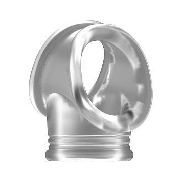 Sono No. 48 Cockring With Ball Strap -Transparant