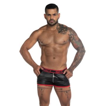 GIGO Short Pants Zipper - Fetiche Red