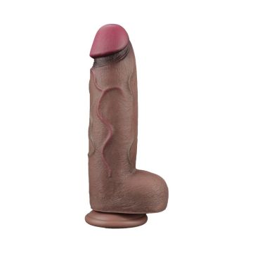 Realistische Dildo XXL 31 CM - Bruin