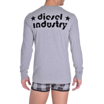 Diesel Longsleeve Jody Print Grijs OP=OP!