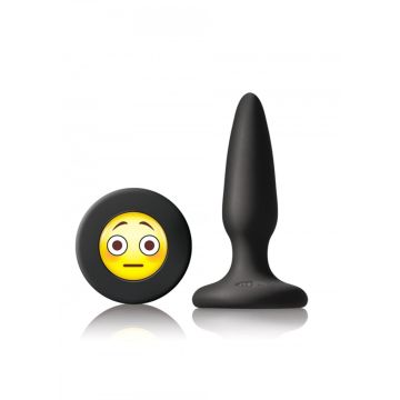 Zwarte Buttplug Mojis #OMG - 8.5 cm*