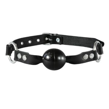 Ballgag normaal Zwart - Kiotos Leather