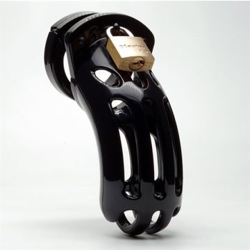 CB-X The Curve Chastity Cage - Zwart*