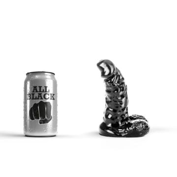 All Black Marcel Dildo 13 cm - Zwart