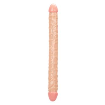 Dubbele Dildo Size Queen 43 cm - Huidskleur