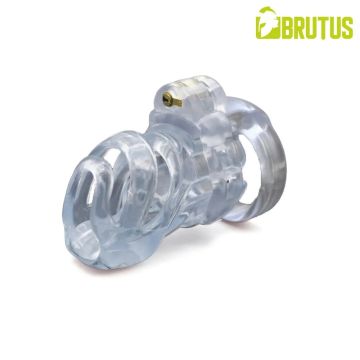 BRUTUS Cyborg Cage - Chastity Cage Kuisheidskooi - Clear