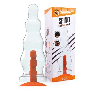 Dinoo Dildo Primal Spino Clear - 32 cm