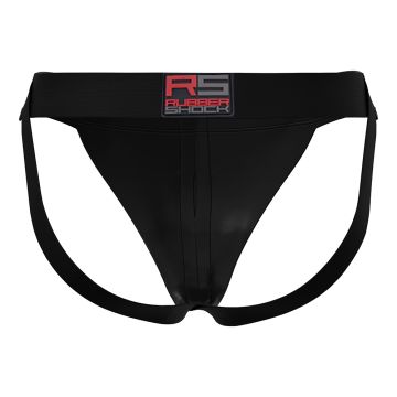 Rubber Shock Neo Jockstrap - Zwart