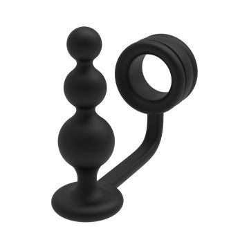 Cockring met Buttplug Beads