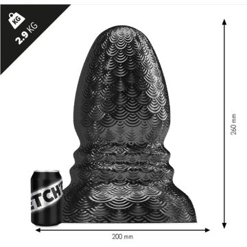 Stretch'r Buttplug Ripple XL - Zwart