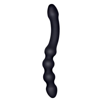 Dubbele dildo Deep Comber - Zwart