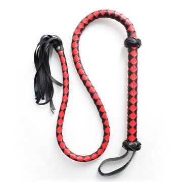 Bullwhip Zwart / Rood - 150 cm