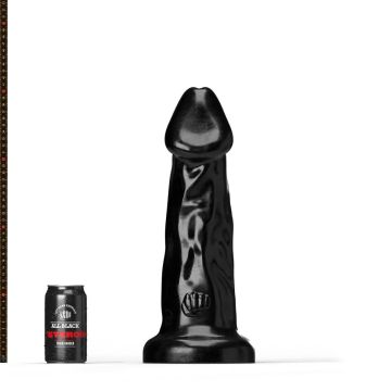 All Black Steroid Dildo Olympus - Zwart