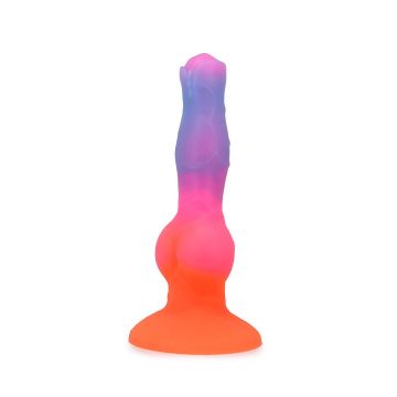 Monster Dildo Monstar Cox AuroraCock - Oranje/Blauw