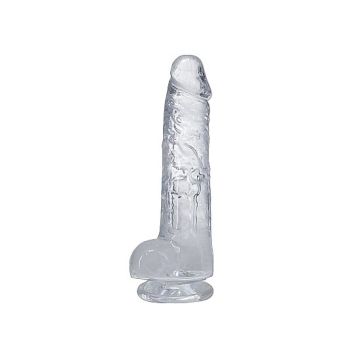 Realistische Dildo 20cm - Transparant