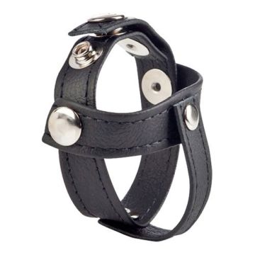 Colt Leren Cock- en Ballstrap, H-Piece Devider