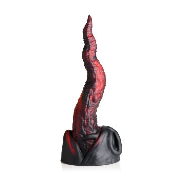 Creature Cocks Silicone Dildo Dragon Tongue - Rood/Zwart