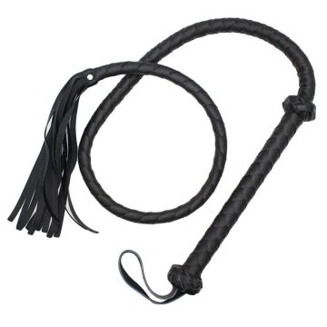 Bullwhip Zwart - 150 cm