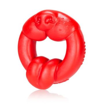 Oxballs Scrappy Puppy Squishy Cockring-Rood