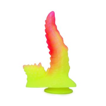 Monster Dildo Monstar Cox StegoCock - Geel/Roze