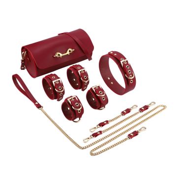 BDSM 5 Item Kit Deluxe - Rood