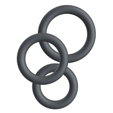 Playhouse Cockring Set 3 Stuks - Grijs