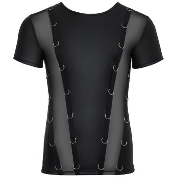 Sexy Mannen Shirt met Ringen