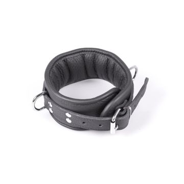 Professionele Halsband 7 cm Zwart - Kiotos Leather