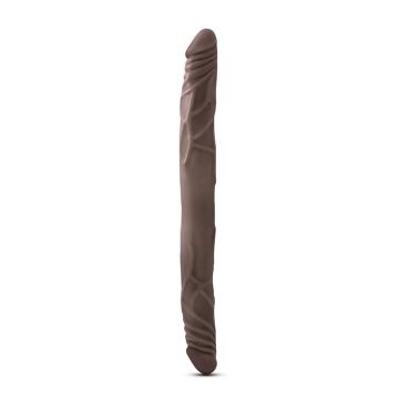 Dr. Skin Dubbele Dildo 35 cm - Bruin
