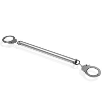 Spreidstang met hand- of enkelboeien - Zilver