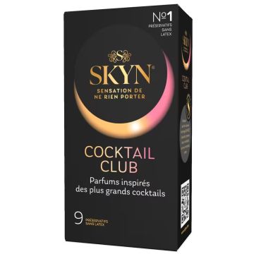 Latexvrije Condooms met Smaak Cocktail Club - 9 stuks
