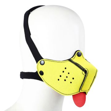 Kiotos Neoprene Puppy Dog Mond Masker - Geel