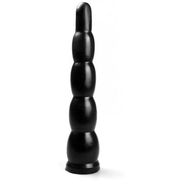 Anal Dildo Fet - Zwart*