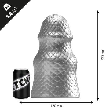Stretch'r Scaly Buttplug L - Metal