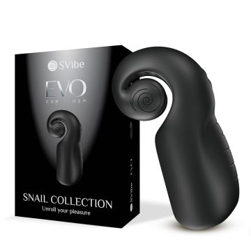 Masturbator Snail Vibe Evo Zwart