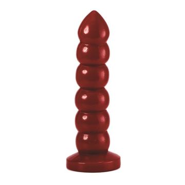Grote Geribbelde Dildo - WAD Beyonder - Rood
