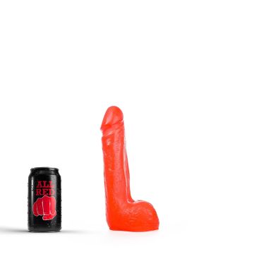 All Black Arnold Dildo Rood - 20 cm