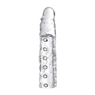 Transparante Penis Sleeve met Noppen