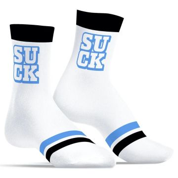 SneakXX Sneaker Sokken SUCK - Wit/Blauw