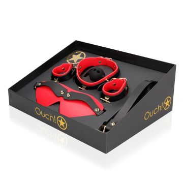 Bondage Set Milan - Rood/Zwart